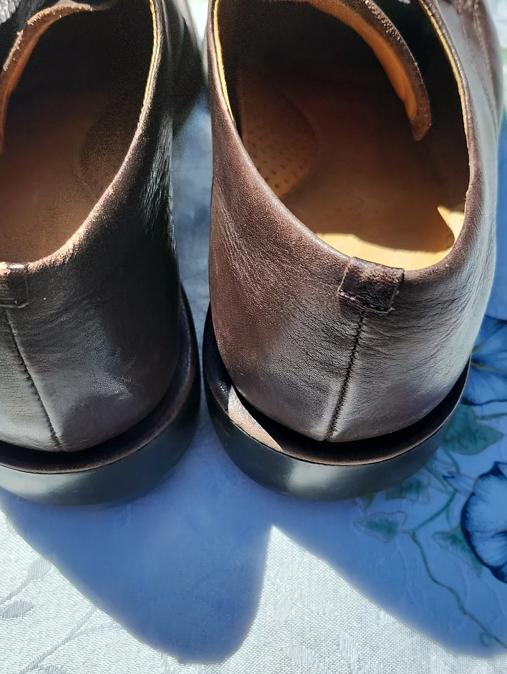 Sandro Moscoloni Vineyard Brown Leather Dress Shoes Oxfords Mens 9D 3060